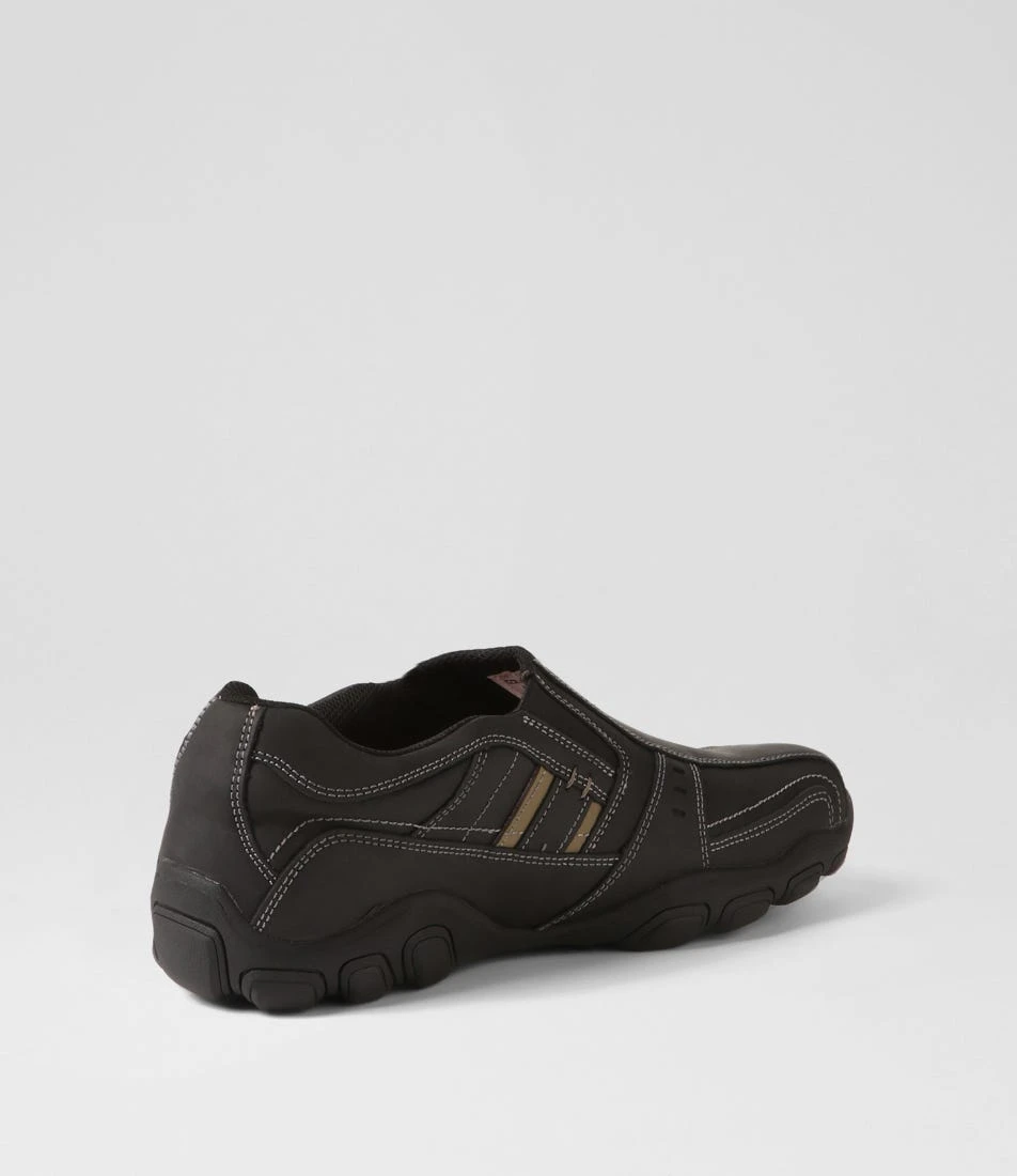 Atari Black Crazyhorse Leather Flat Shoes 5 Atari Black Crazyhorse Leather Flat Shoes - Image 3