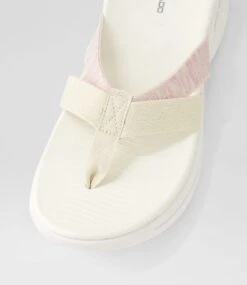 Tessa Natural White Knit Sandals -Lynx Shoes Shop CF12030KXWSS 5