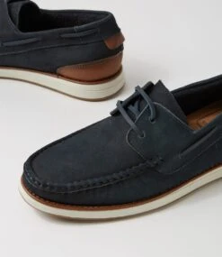 Times Navy Nubuck Boat Shoes -Lynx Shoes Shop CF12038DBYAG 6