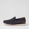 Timex Navy Nubuck Flat Shoes -Lynx Shoes Shop CF12039DBYAG 2