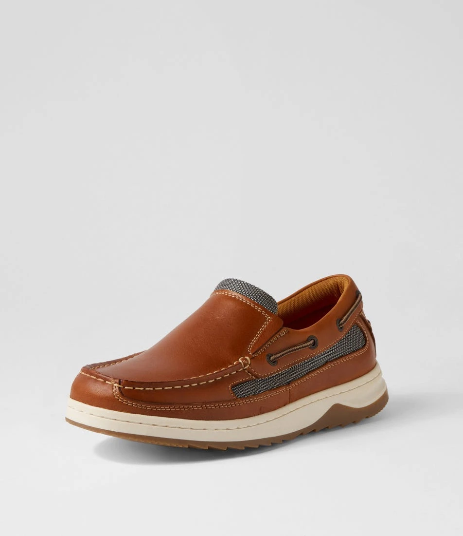 Gully Tan Pull Up Leather Flat Shoes 4 Gully Tan Pull Up Leather Flat Shoes - Image 2