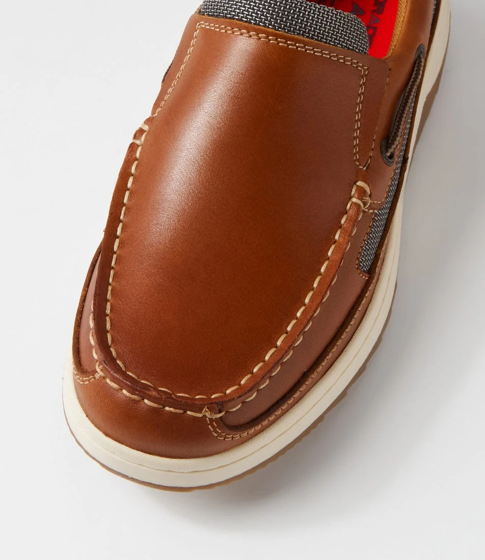 Gully Tan Pull Up Leather Flat Shoes 6 Gully Tan Pull Up Leather Flat Shoes - Image 4