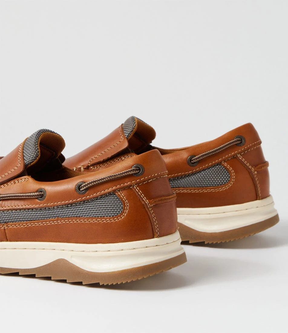 Gully Tan Pull Up Leather Flat Shoes 7 Gully Tan Pull Up Leather Flat Shoes - Image 5