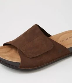 Jeremiah Brown Nubuck Slides 11 Jeremiah Brown Nubuck Slides -Lynx Shoes Shop CF12045BROAG 6