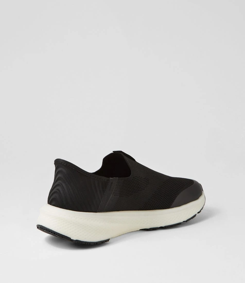 Lipton Black White Knit Sneakers 5 Lipton Black White Knit Sneakers - Image 3