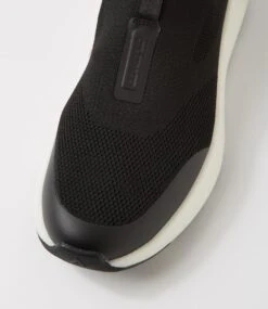 Lipton Black White Knit Sneakers 10 Lipton Black White Knit Sneakers -Lynx Shoes Shop CF12048BCZSS 5
