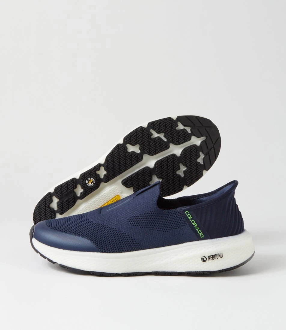 Lipton Navy Knit Sneakers 7 Lipton Navy Knit Sneakers - Image 5