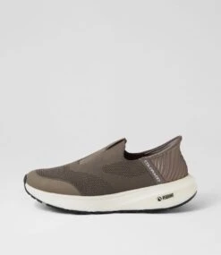 Lipton Dark Taupe Knit Sneakers