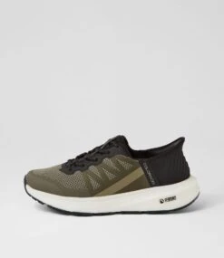 Lift Khaki Mesh Sneakers