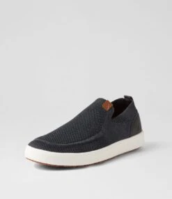 Nebula Dark Grey Knit Sneakers -Lynx Shoes Shop CF12051G21SS 3