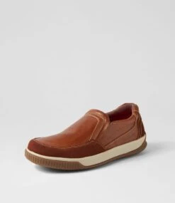 Edos Tan Nubuck Sneakers -Lynx Shoes Shop CF12052TANAG 3