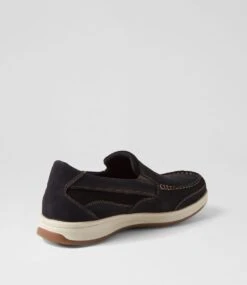 Celtic Black Nubuck Flat Shoes -Lynx Shoes Shop CF12054BLAAG 4