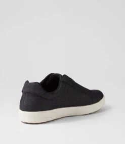Neat Black Denim Canvas Sneakers -Lynx Shoes Shop CF12055BJMCA 4