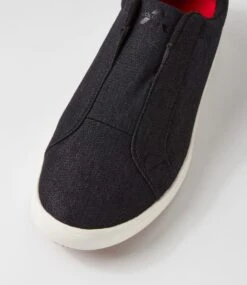 Neat Black Denim Canvas Sneakers -Lynx Shoes Shop CF12055BJMCA 5