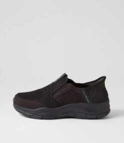 Zaka Black Mesh Sneakers