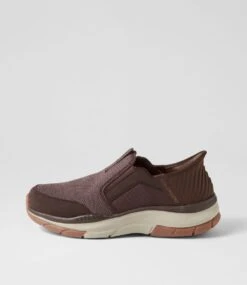 Zaka Brown Mesh Sneakers
