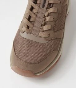 Zed Taupe Mesh Sneakers -Lynx Shoes Shop CF12058NGVAA 5
