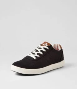 Nagel Black Canvas Sneakers -Lynx Shoes Shop CF12064BLACA 3