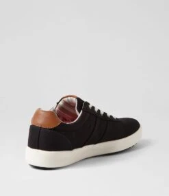 Nagel Black Canvas Sneakers -Lynx Shoes Shop CF12064BLACA 4