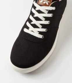 Nagel Black Canvas Sneakers -Lynx Shoes Shop CF12064BLACA 5