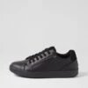 Neterman Black Full Grain Leather Sneakers