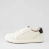 Neterman White Full Grain Leather Sneakers -Lynx Shoes Shop CF12065WHIV1 2