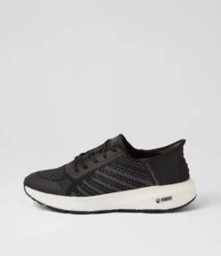 Linx Black Knit Sneakers