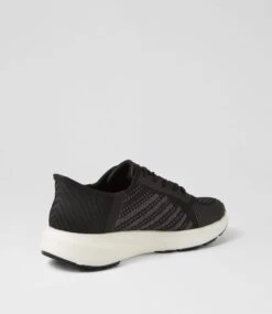 Linx Black Knit Sneakers -Lynx Shoes Shop CF12066BLASS 4