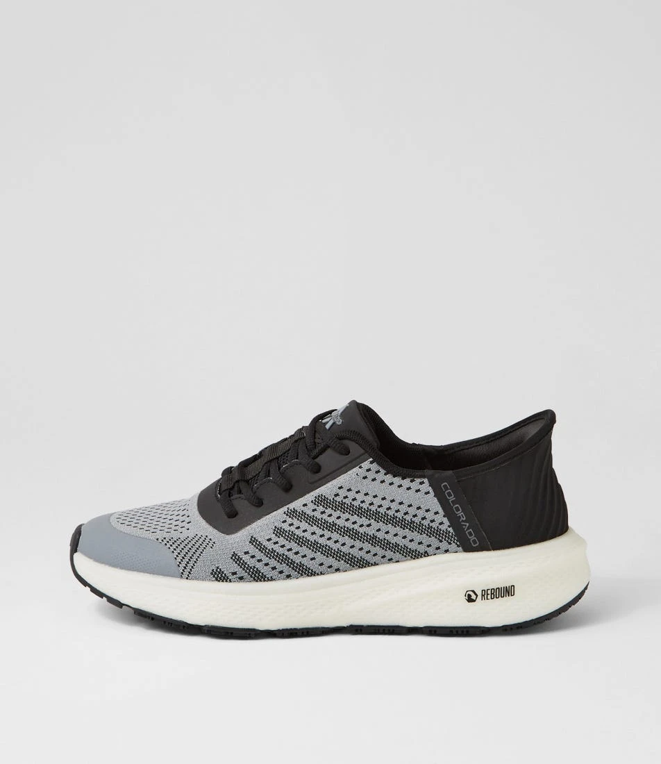 Linx Grey Knit Sneakers 3 Linx Grey Knit Sneakers
