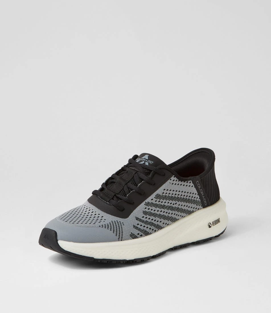 Linx Grey Knit Sneakers 4 Linx Grey Knit Sneakers - Image 2