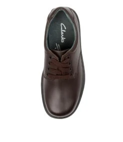Clarks Daytona Snr F Brown -Lynx Shoes Shop CK10247BROLE 6