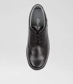 Clarks Infinity Snr E Blk Lthr 11 Clarks Infinity Snr E Blk Lthr -Lynx Shoes Shop CK10248BLALE 6