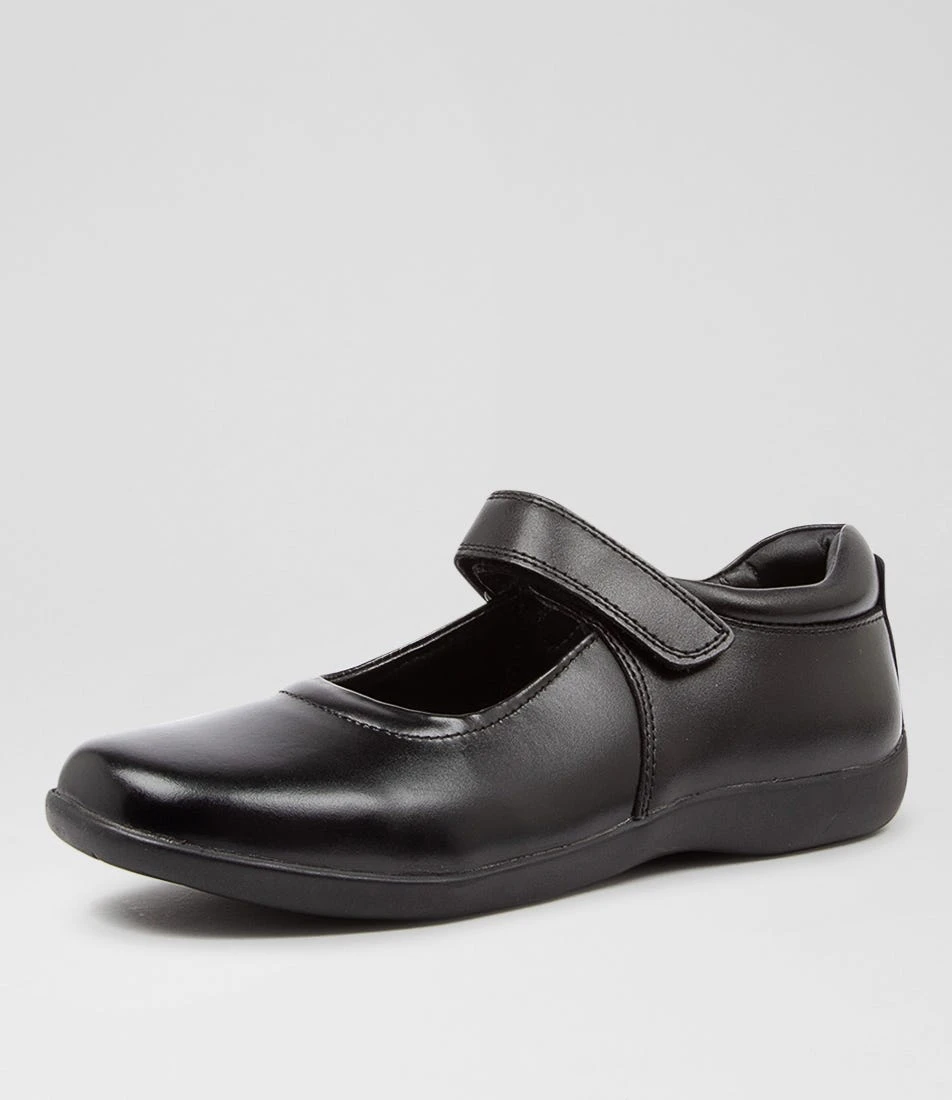 Clarks Elise Jnr E Vel Leather 4 Clarks Elise Jnr E Vel Leather - Image 2