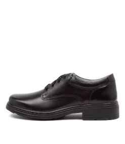 Clarks Infinity Jnr E Blk Lthr