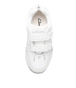 Clarks Advance Vel White Leathr -Lynx Shoes Shop CK10266W95LE 6
