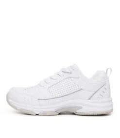 Clarks Award Lace White Leather