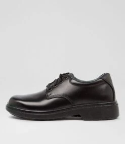 Clarks Daytona Yth F Blk Leathr