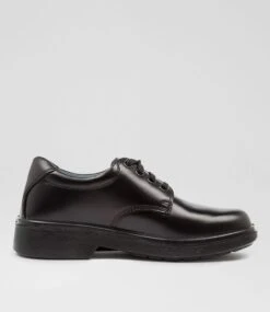 Clarks Daytona Yth F Blk Leathr -Lynx Shoes Shop CK10274BLALE 4