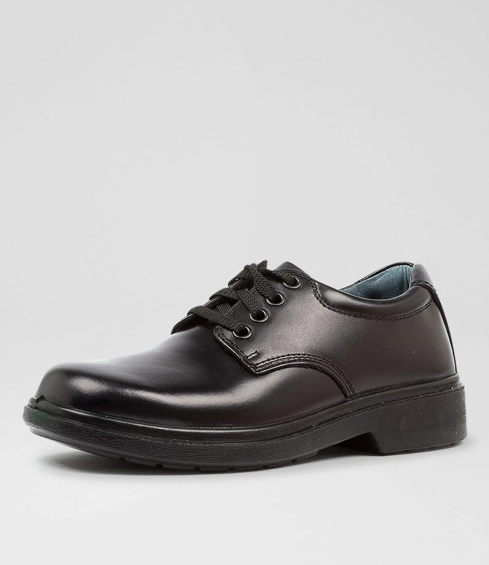 Clarks Daytona Yth E Blk Leather 4 Clarks Daytona Yth E Blk Leather - Image 2