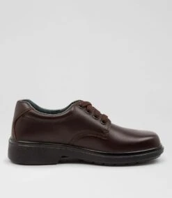 Clarks Daytona Yth E Brn Leather -Lynx Shoes Shop CK10301BROLE 4