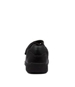 Clarks Kraken Vel Jnr Black -Lynx Shoes Shop CK10302BLALE 3