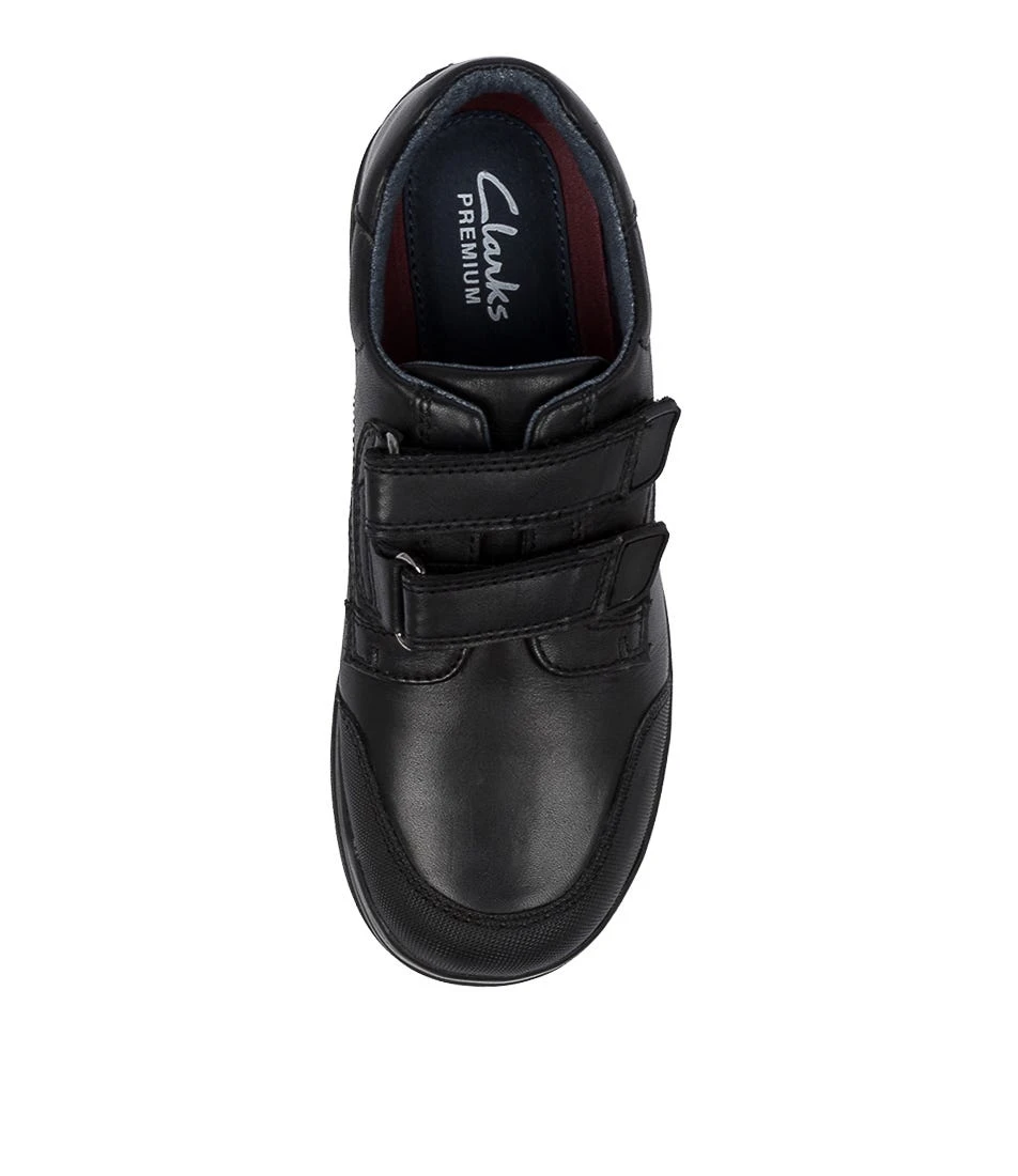 Clarks Graduate Vel Jnr E Black 7 Clarks Graduate Vel Jnr E Black - Image 5