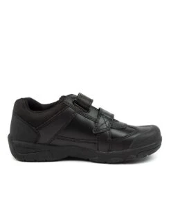 Clarks Kaptain E Vel Black -Lynx Shoes Shop CK10364BLALE 5