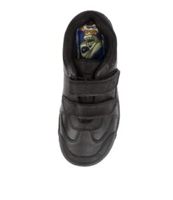 Clarks Kaptain E Vel Black -Lynx Shoes Shop CK10364BLALE 6