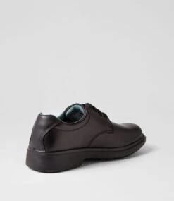 Clarks Daytona Jnr G Black Lace Up Flats -Lynx Shoes Shop CK10378BLASM 4