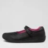 Clarks Betty Jnr E Shp Black -Lynx Shoes Shop CK10420BLALE 2