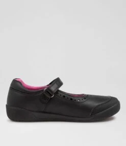 Clarks Betty Jnr E Shp Black -Lynx Shoes Shop CK10420BLALE 4
