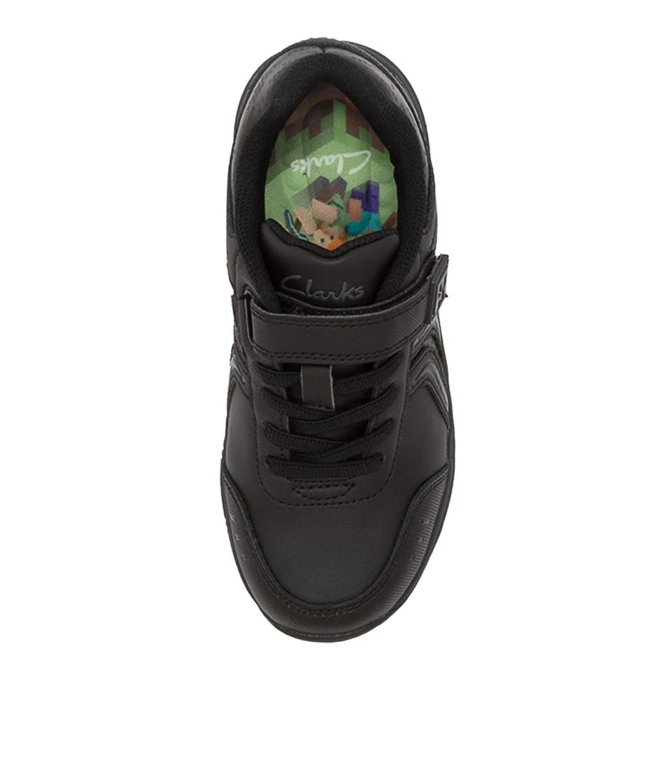 Clarks Ace Jnr E Mc Black 7 Clarks Ace Jnr E Mc Black - Image 5