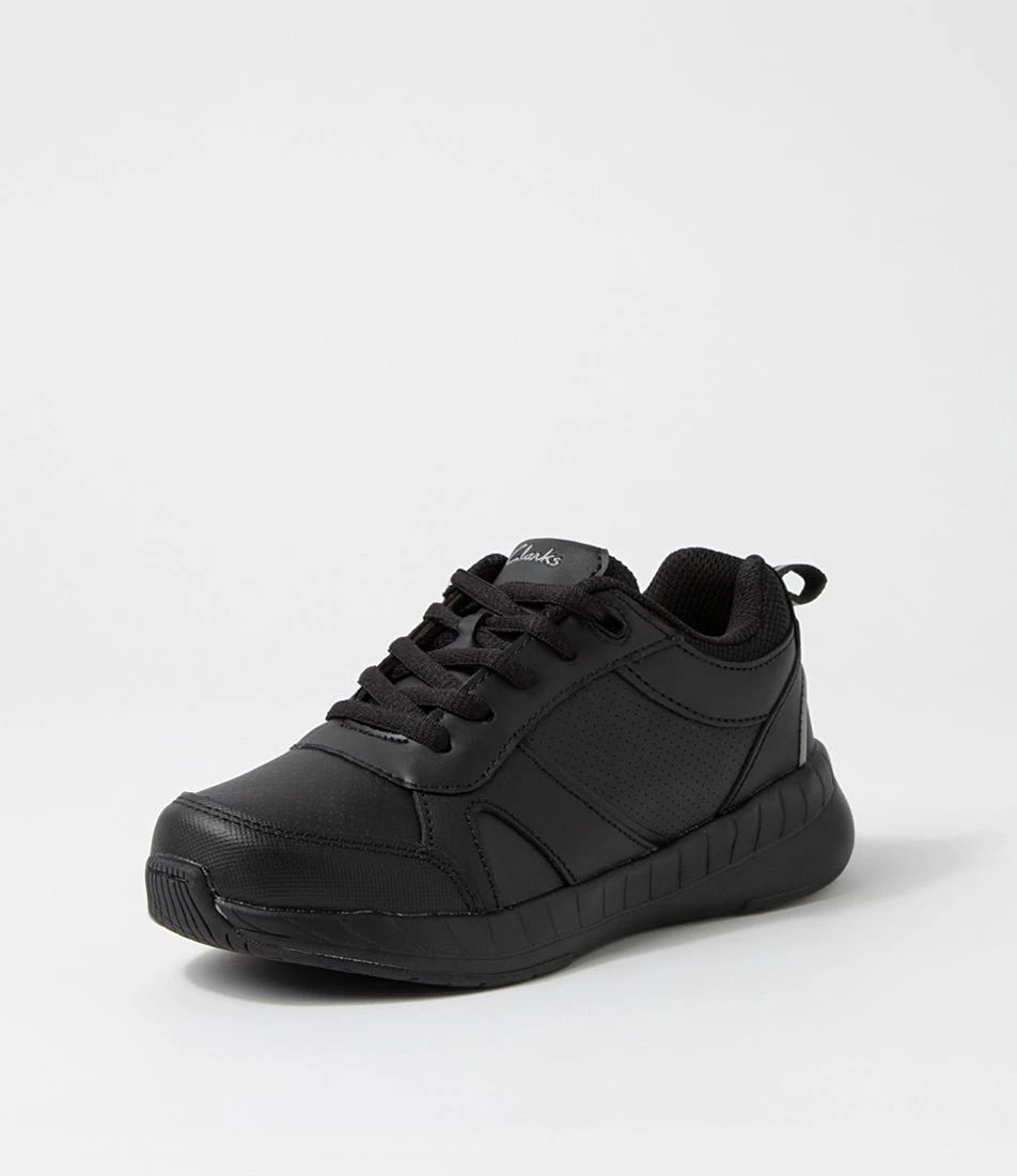 Clarks Happen Jnr Lace E Black Sneakers 4 Clarks Happen Jnr Lace E Black Sneakers - Image 2