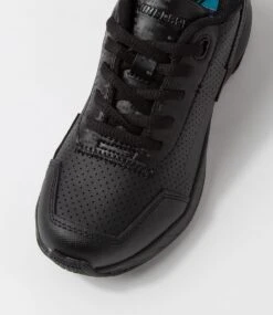 Clarks Hero Jnr Lace E Mc Black Synthetic Leather Sneakers -Lynx Shoes Shop CK10448BLALE 5